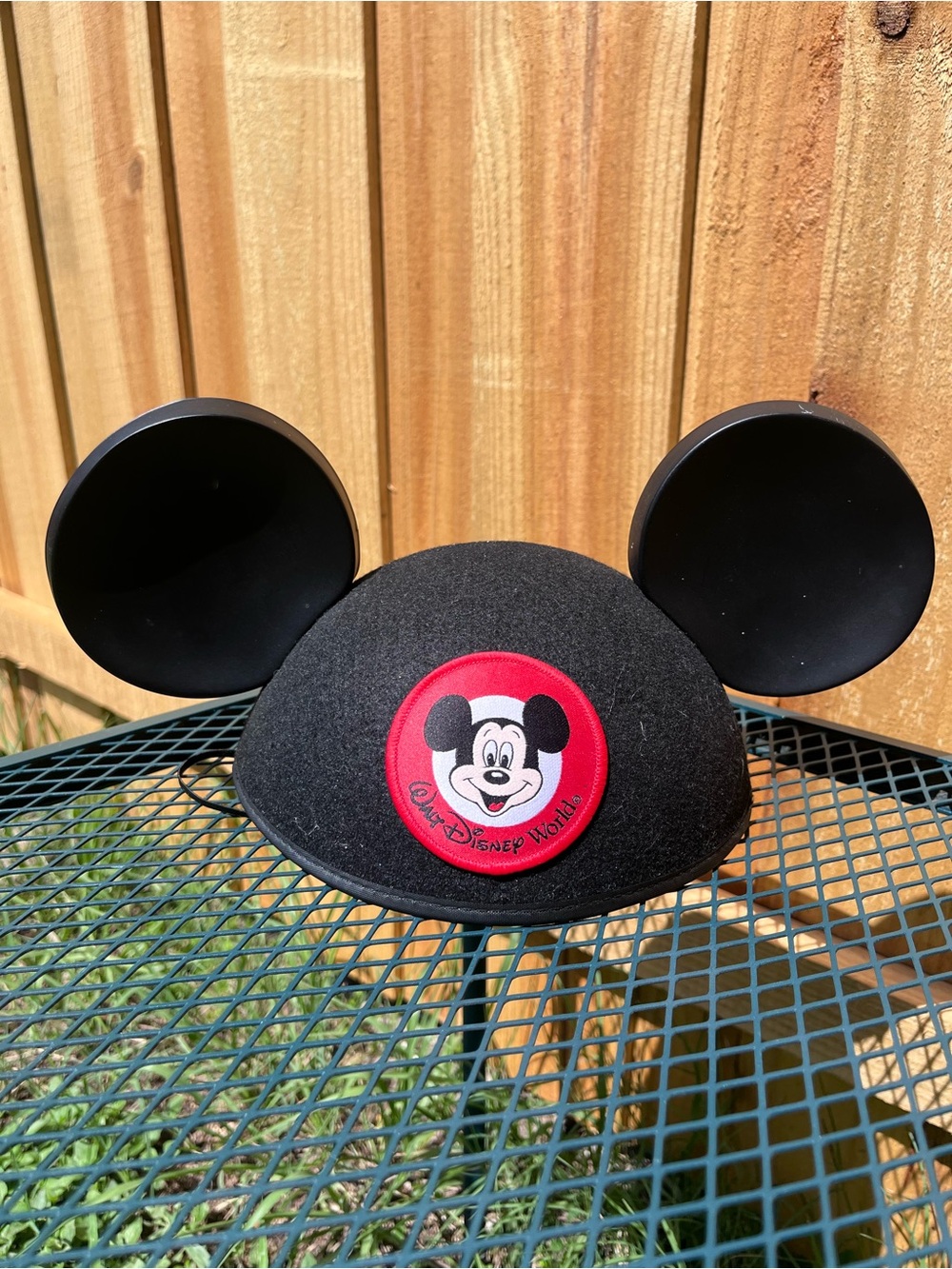 Disney Parks black felt Mickey Mouse ear hat